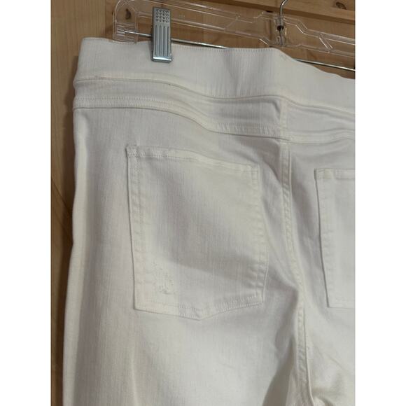 SPANX Cream Skinny Pants - Picture 7 of 14